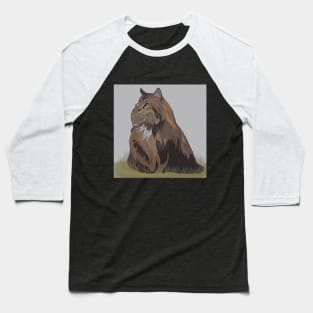 Norwegian Forest Cat Baseball T-Shirt